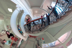 HIVE perform 'Musical Stairs' at Belfast Central Library, 2018